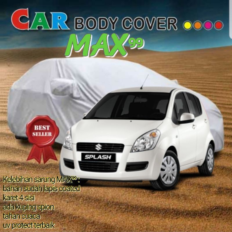 SARUNG MOBIL SUZUKI SPLASH / SELIMUT MOBIL SPLASH COVER MOBIL SILVER UV PROTECT sbv