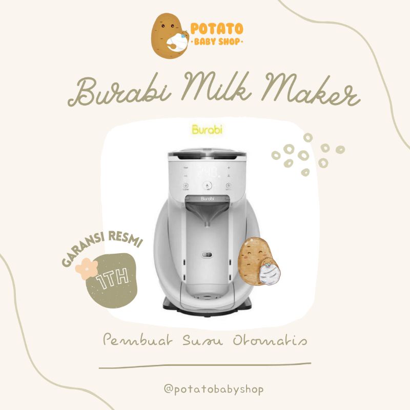 Burabi Smart Formula Milk Maker Plus &amp; Compact - Dispenser Susu Otomatis