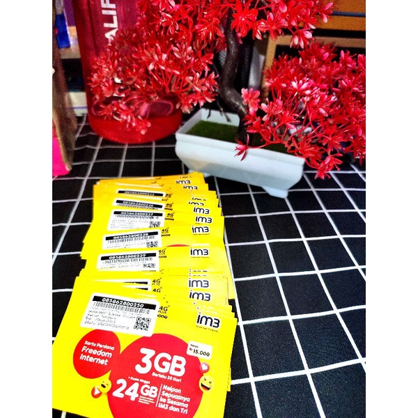 KARTU INDOSAT 3GB PERDANA INDOSAT 3GB ORI ISAT 3GB KARTU PERDANA INDOSAT 3GB