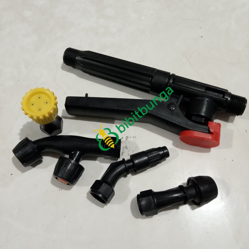 Set Kran Elbow Nozzle Spuyer Pompa Tangki Sprayer Elektrik Keran Nosel