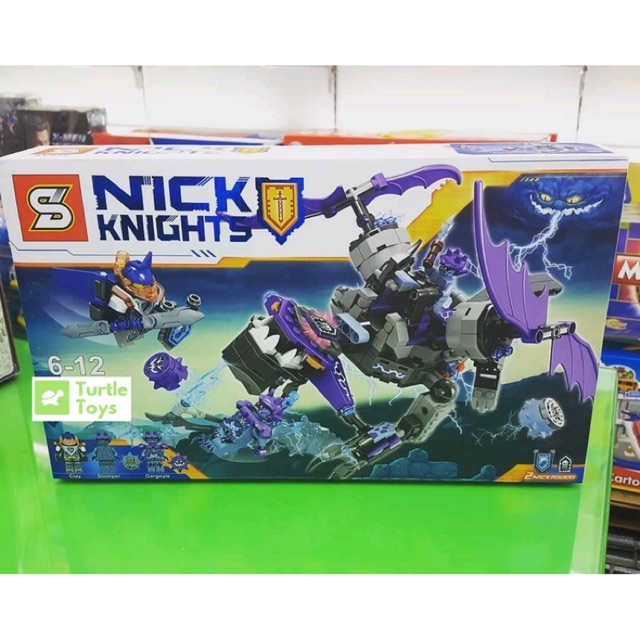 Mainan Nexo Nick Knights Clay Stomper Gargoyle 329 pcs