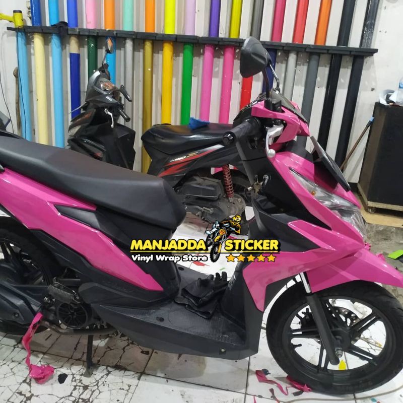 Stiker Skotlet Motor Warna Pink Stiker Motor Pink