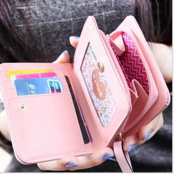 Dompet lipat mini trecy / Dompet Lipat Wanita / Bisa () 3X6