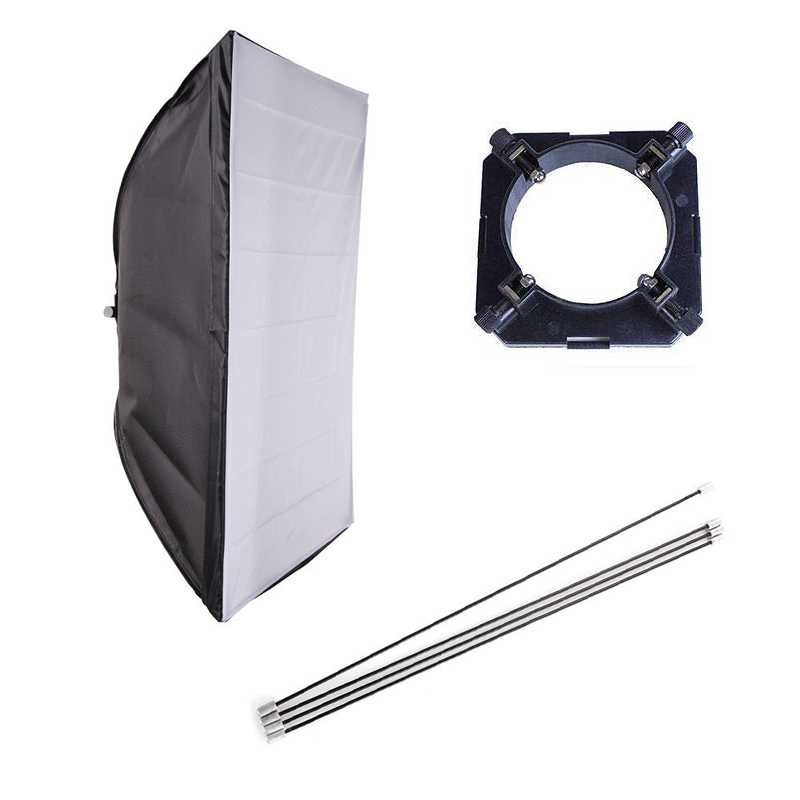 Softbox Lighting Studio Payung Reflektor Portable 50x70cm Flash Mount