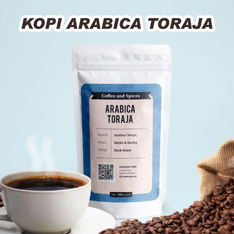 

Kopi arabika toraja bubuk/biji