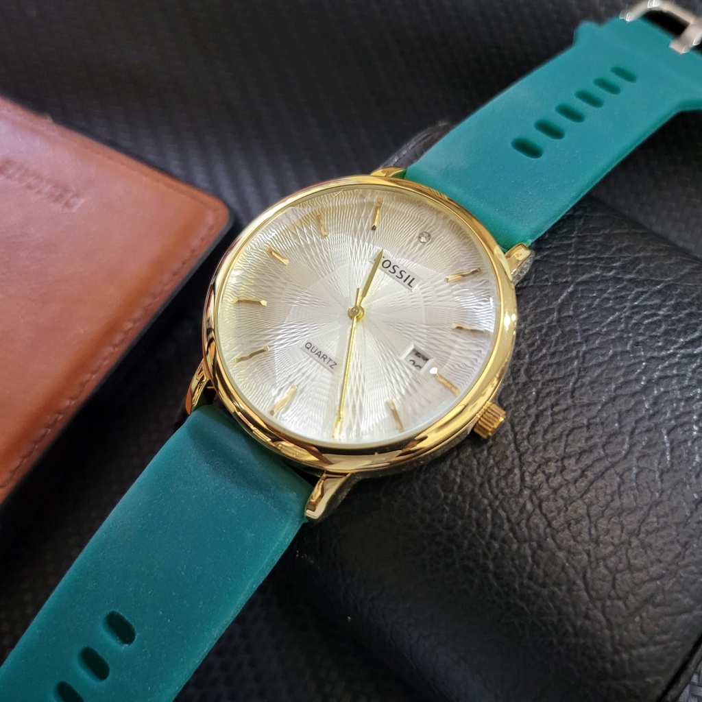 BEST SELLER JAM TANGAN WANITA FS D40 TALI RUBBER TANGGAL AKTIF KACA BELIMBING DM 4.0CM FREE BOX &amp; BATERAI  || JAM TANGAN FASHION WANITA JAM TANGAN CEWEK MURAH