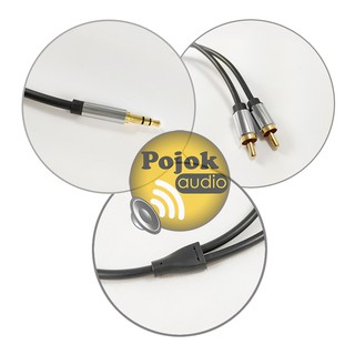Kabel Splitter 2 RCA to 3.5 mm 1 meter | Shopee Indonesia