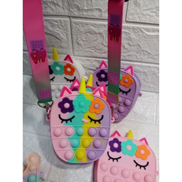 tas pop it/dompet pop it/tas anak lucu