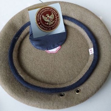 Baret kemhan plus emblem