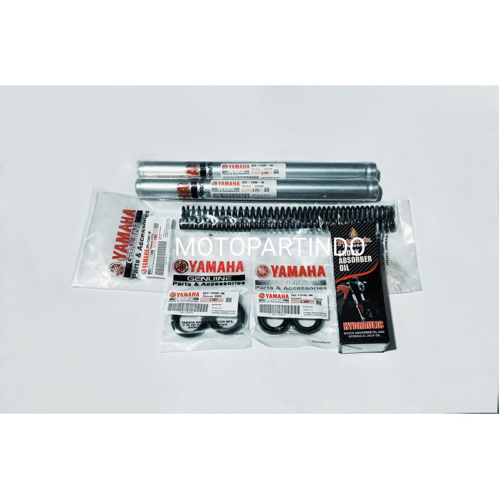 Paket as Shock Depan Plus seal shock oli shock Per Shock YAMAHA MIO M3 MIO Z MIO M3 BLUE CORE SOUL G