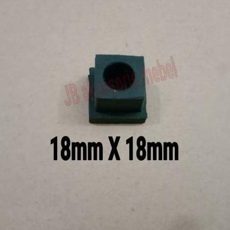 Buruan Beli] Karet Tutup Pipa Holo Kotak 18X18 Mm / Tutup Karet Pipa Hollow 2X2 Cm