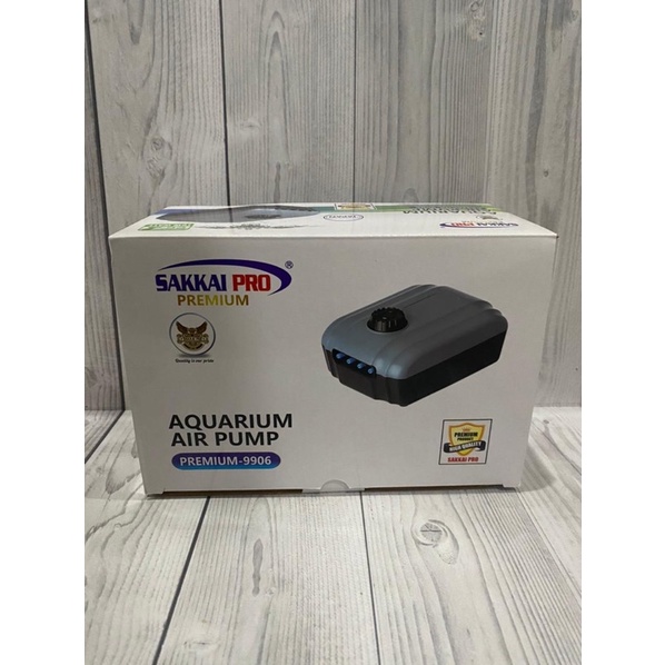 Aquarium Air Pump Premium 9906 Sakkai Pro / Aerator 4 Lubang