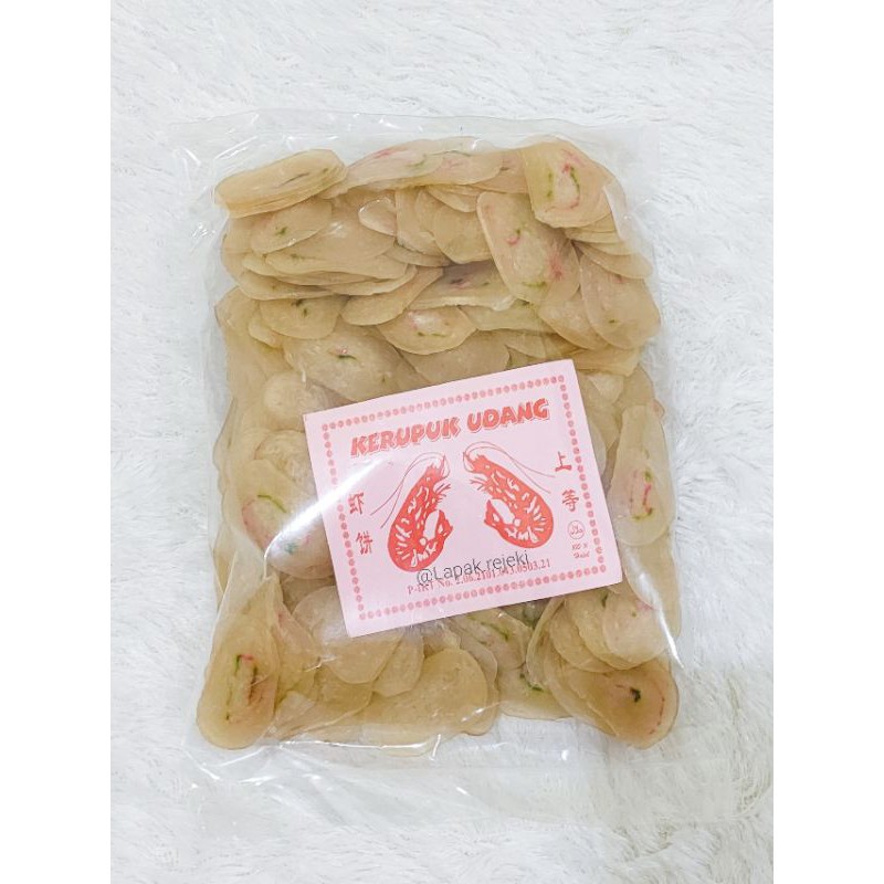 

He Pia / Kerupuk Udang Halal Rangsang 500grams