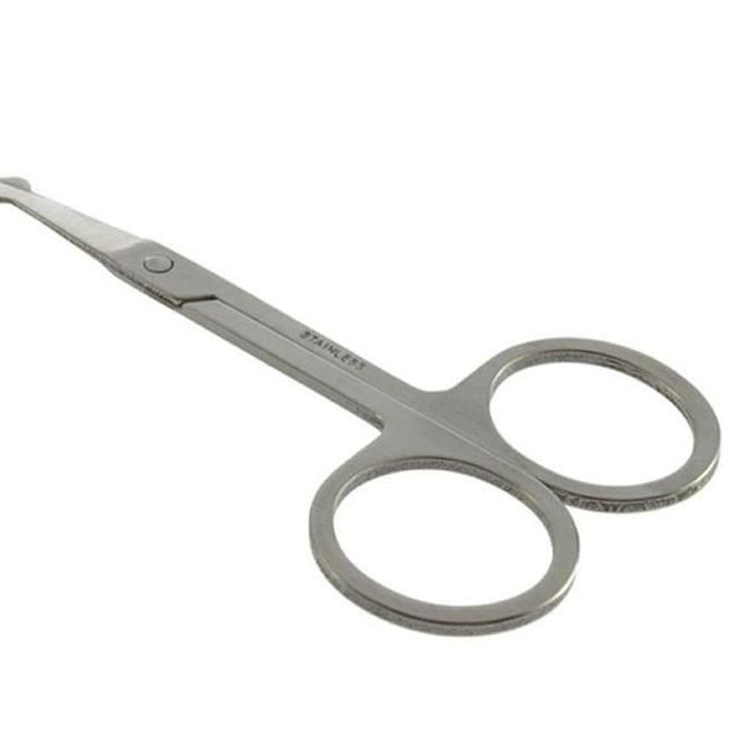 

[PRODUK EHEBT] (AOS) Gunting Bulu Hidung/Gunting Kumis/Gunting Bulu Jenggot/Gunting Kecil Stainless Steel 9VJ