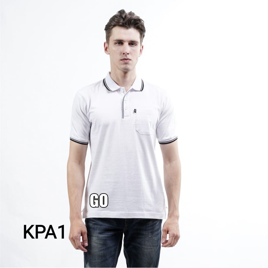 gof KPA CRESSIDA KAOS POLO T-Shirt Cowok Pakaian Pria Lengan Pendek Baru