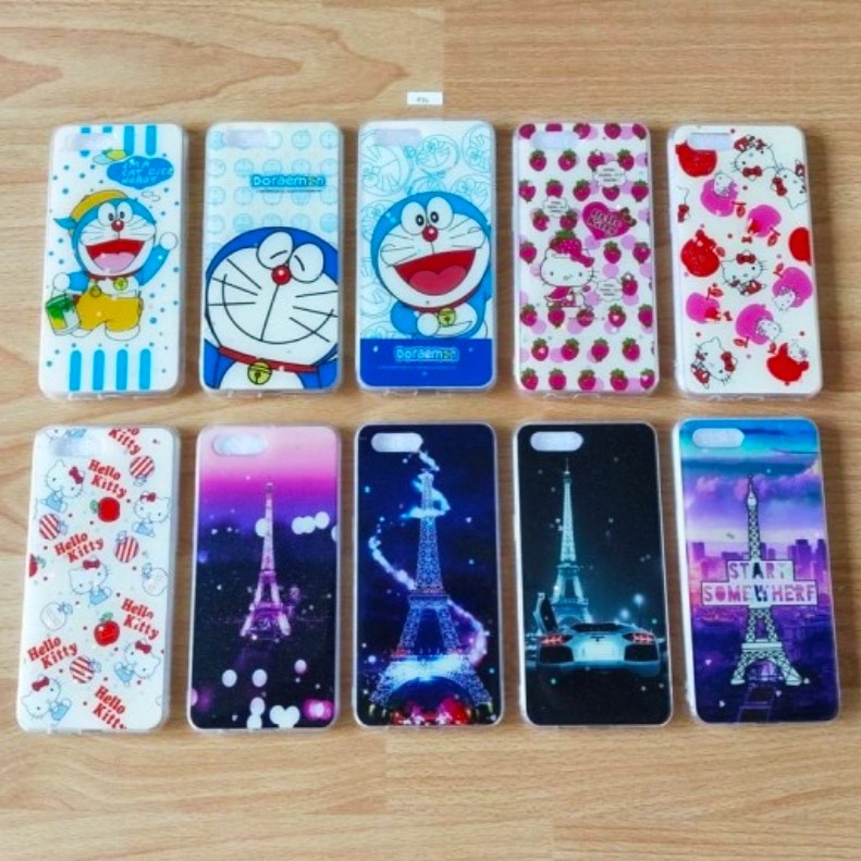 Jual Case Oppo CPH 1803 Fuze Case G   ambar Doraemon Hello Kitty Paris