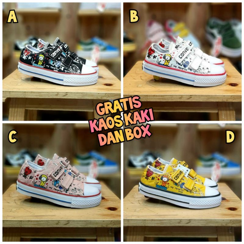 Sepatu anak Converse BTS Perempuan