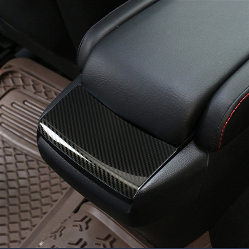 TK Car Center Console Armrest Box Sequins Cover Styling Stickers For Honda Civic 2016-2019 Accessories Interior