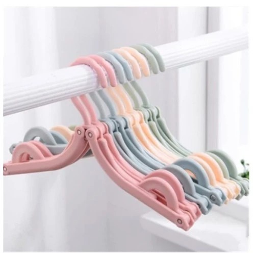 Gantungan Baju Lipat Portable - Hanger Lipat - Magic Hanger Multifungsi Bahan Plastik- Hanger portable Untuk Jalan Jalan