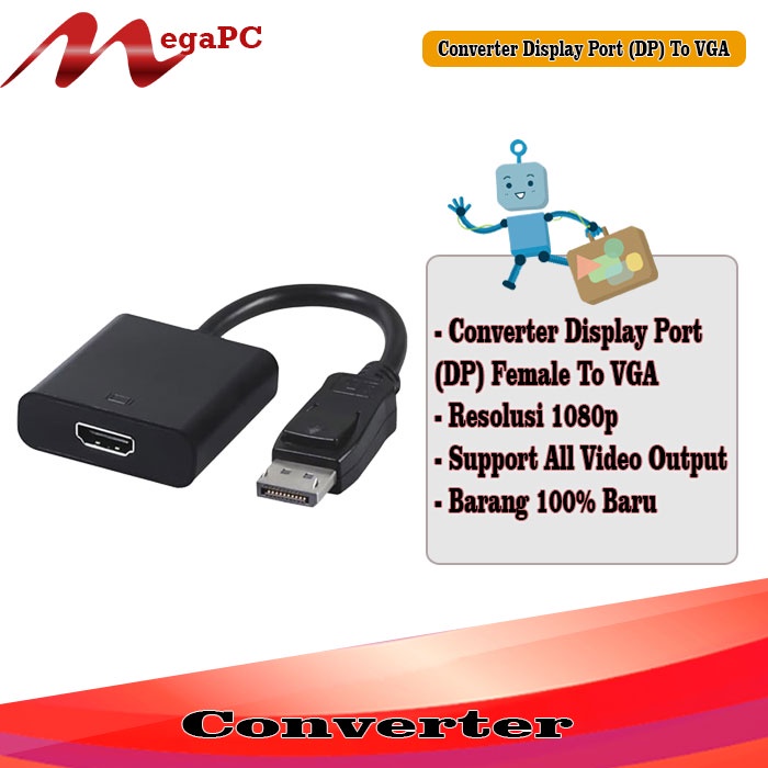 Converter Display Port DP To HDMI Female