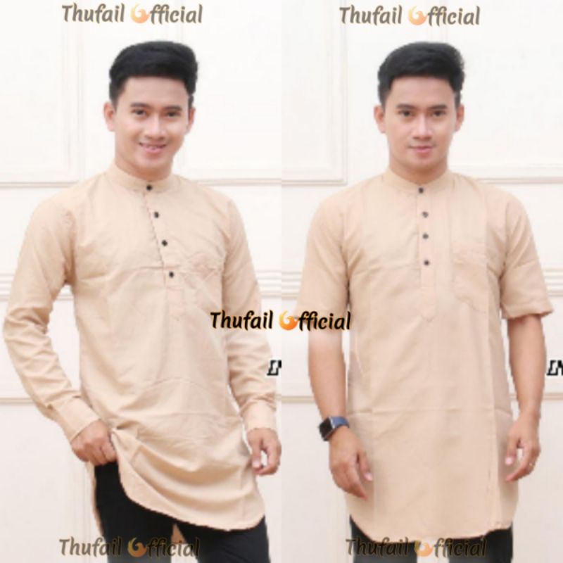 [Bisa COD Bayar Di Tempat] Kurta Pria Muslim Keren dan Simpel Polos Pakistan