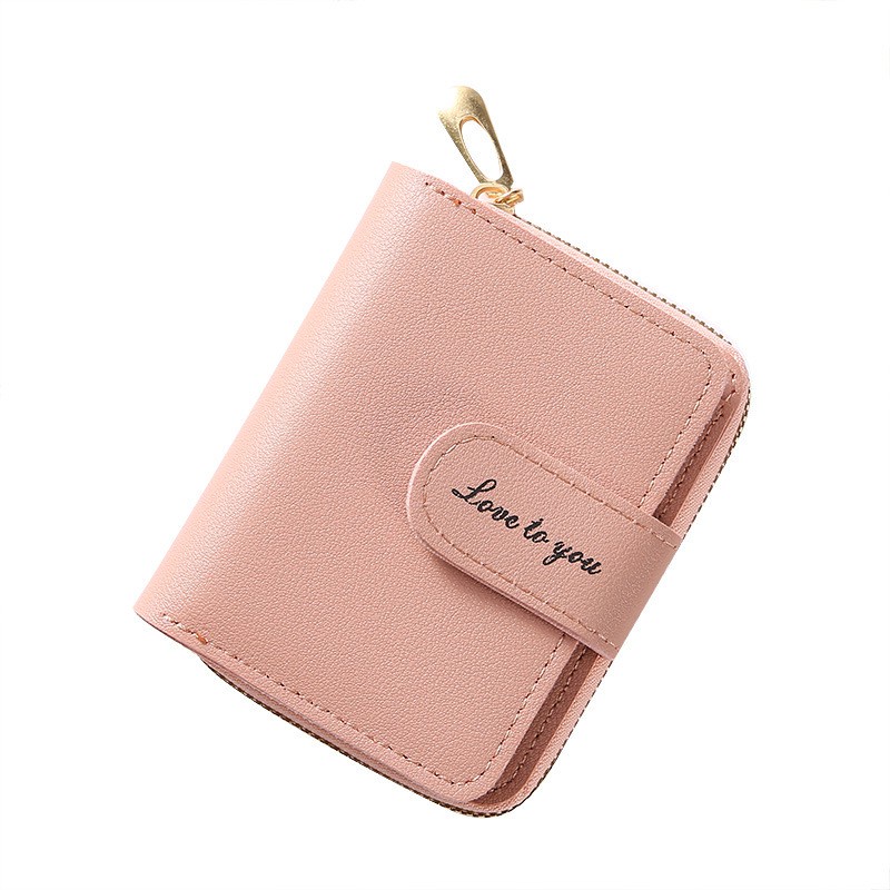 ( GS ) DOMPET WANITA / DOMPET LIPAT KOIN WANITA LOVE TO YOU