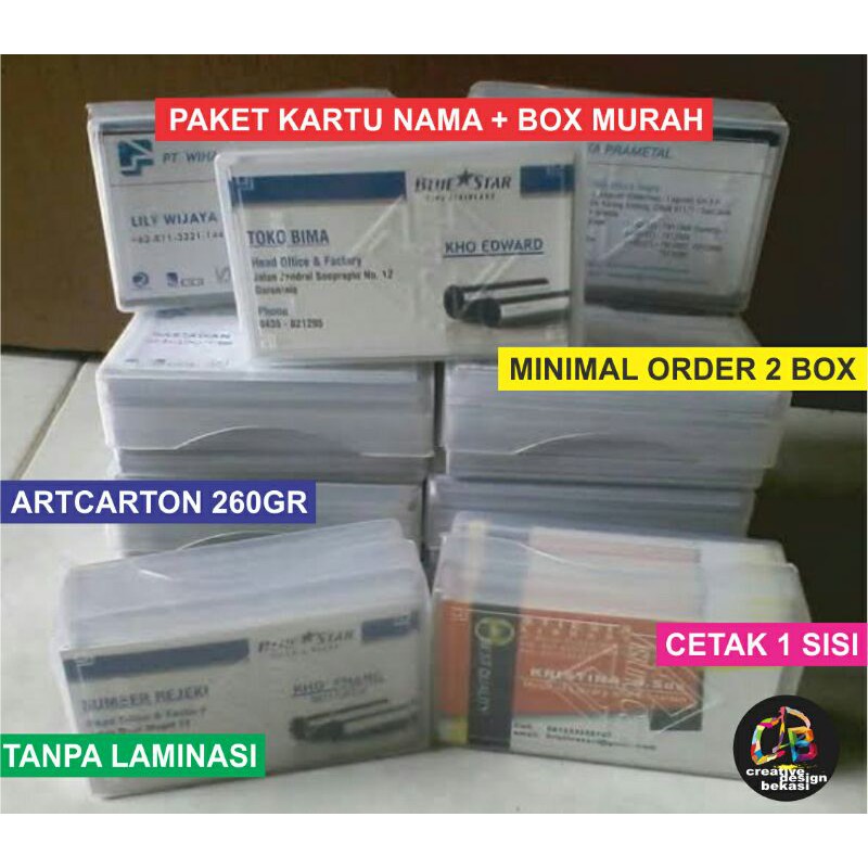 

KARTU NAMA + BOX MURAH