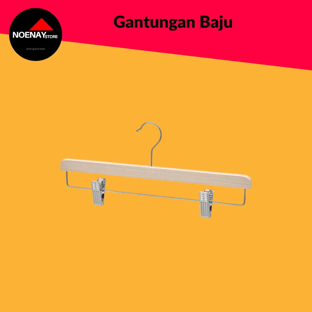 Gantungan Baju Tempat Menggantung Baju, Alami