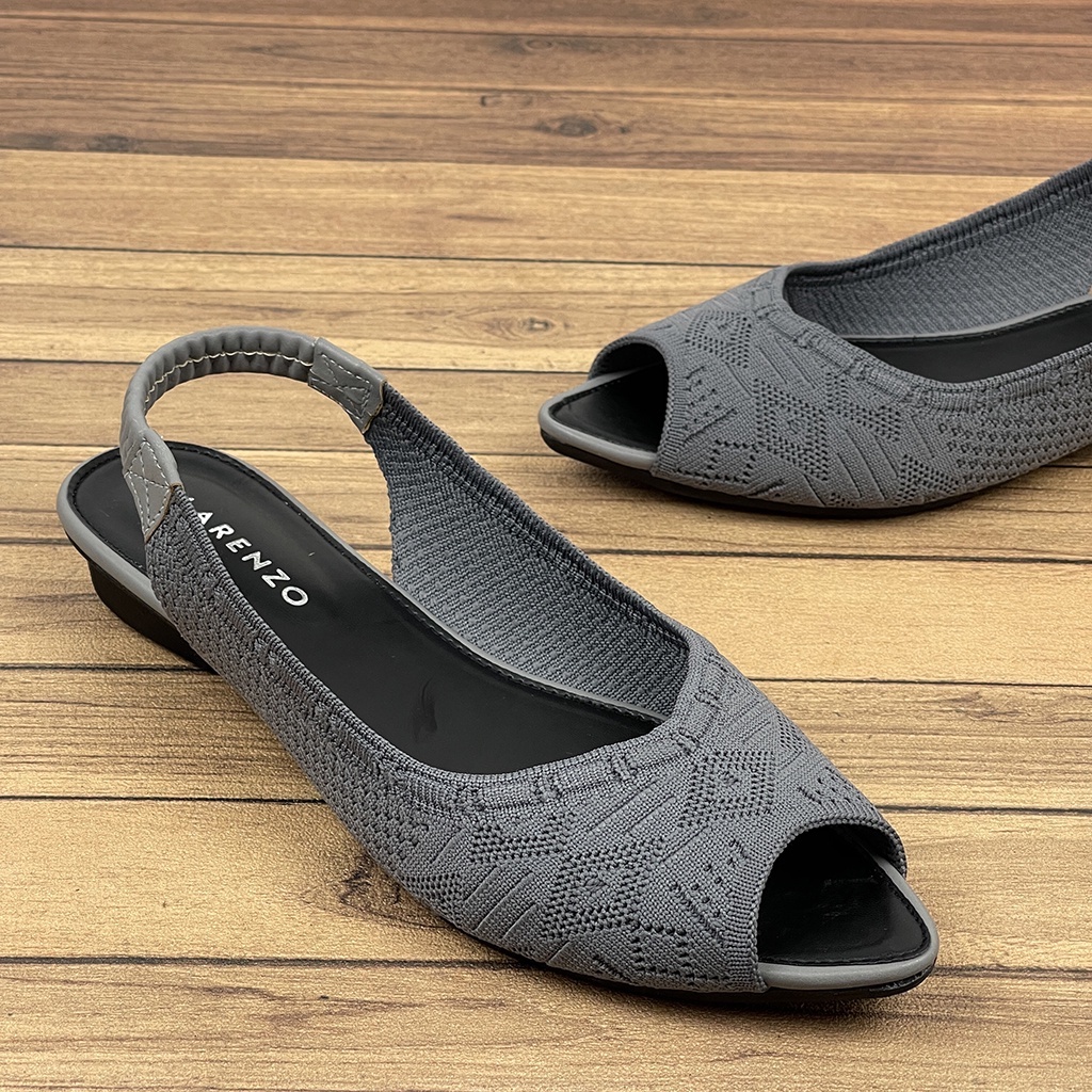 Sandal Wanita Slip On Mules Upper Rajut Import JD02 ~ CLARENZ0
