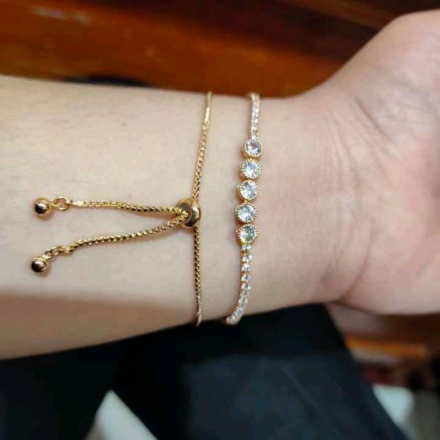 Gelang Serut Xuping Lapis Emas