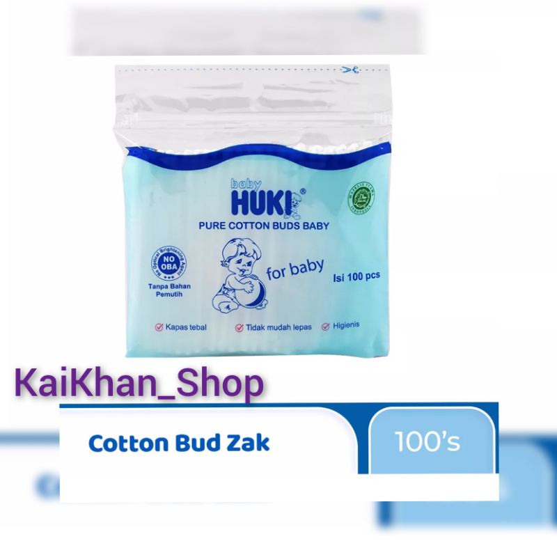 BABY HUKI Cotton Bud Zax EF 100'S