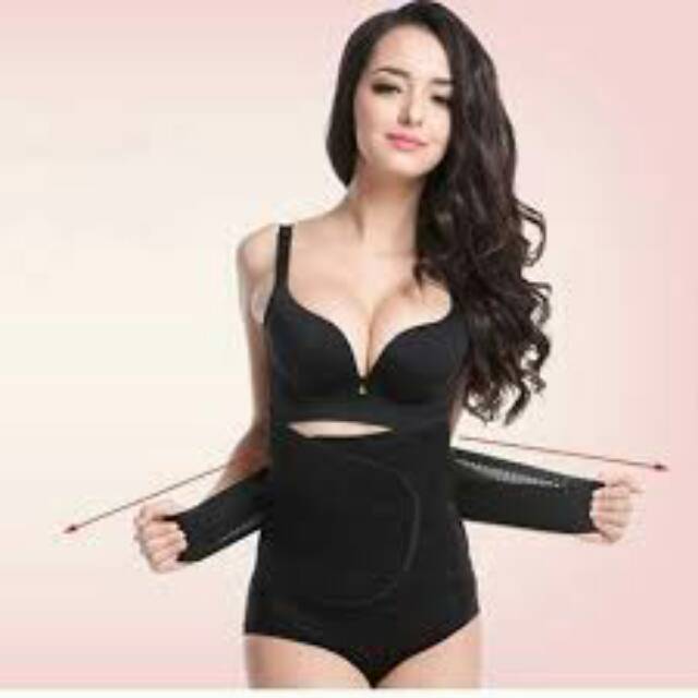 KORSET STAGEN BELT DOUBLE PEREKAT - CORSET PELANGSING PERUT MATERNITY MELAHIRKAN