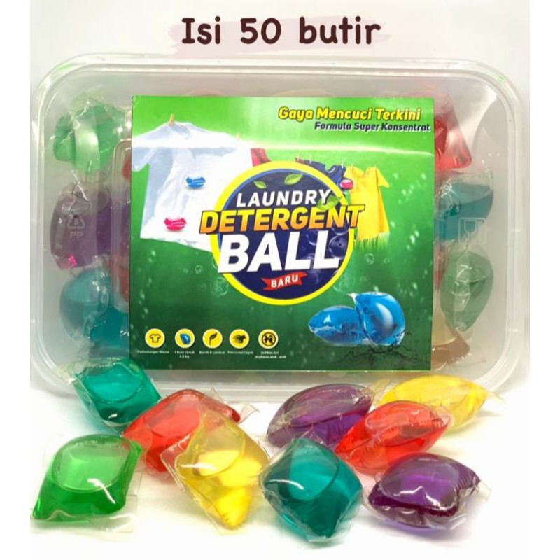 Laundry Detergent Gel Ball isi 50 butir Shopee Indonesia Laundry Detergent Gel Ball isi 50 butir Shopee Indonesia