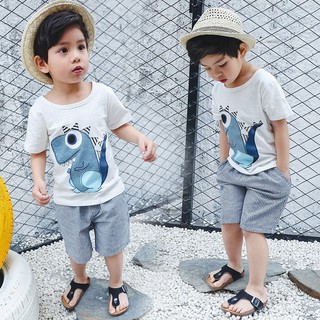 BOBORA Setelan Kaos T Shirt Anak Laki laki Lengan Pendek BOBORA Setelan Kaos T Shirt Anak Laki laki Lengan Pendek