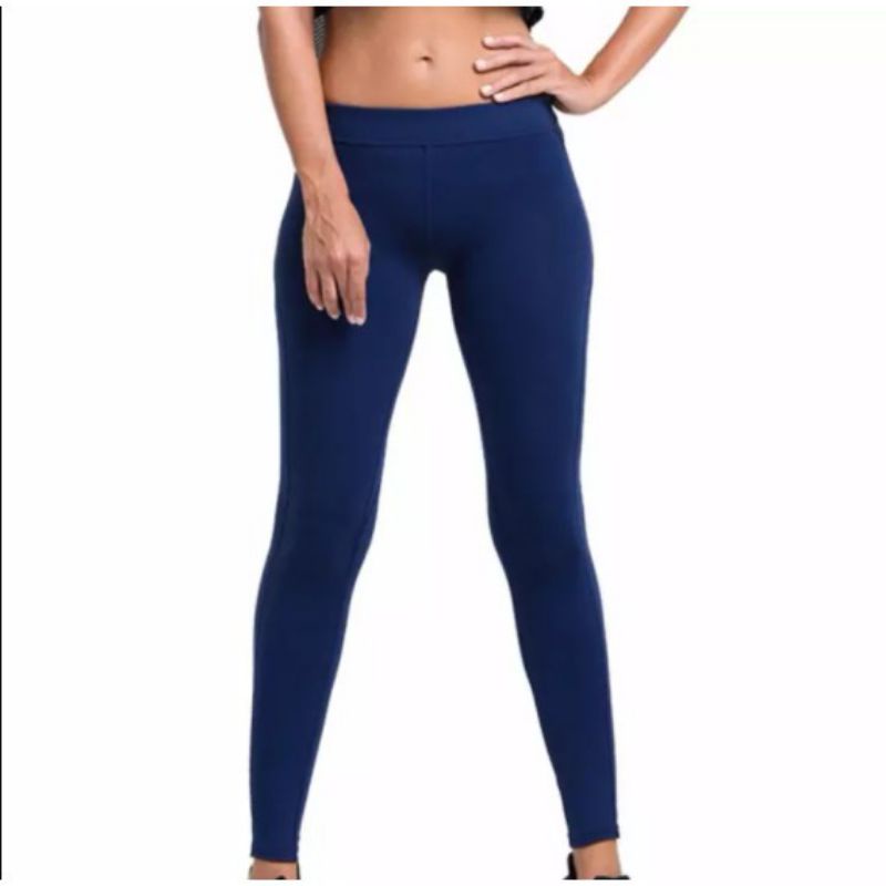 Legging panjang wanita bahan soft spandek Licin halus