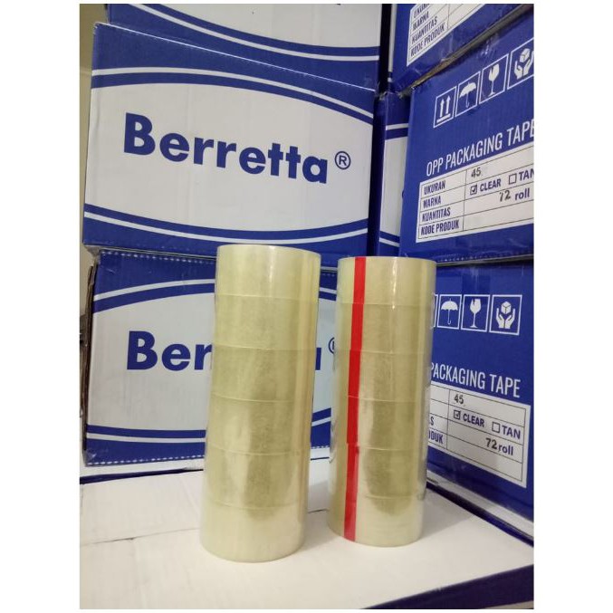 LAKBAN BENING - LAKBAN BERRETTA BENING HARGA PABRIK 2 INCH ( 45mm ) 81 METER