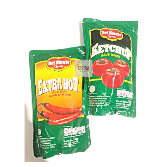 

DELMONTE SAUS TOMAT DAN SAUS EXTRA HOT REFIL PACK 1KG | Probolinggo