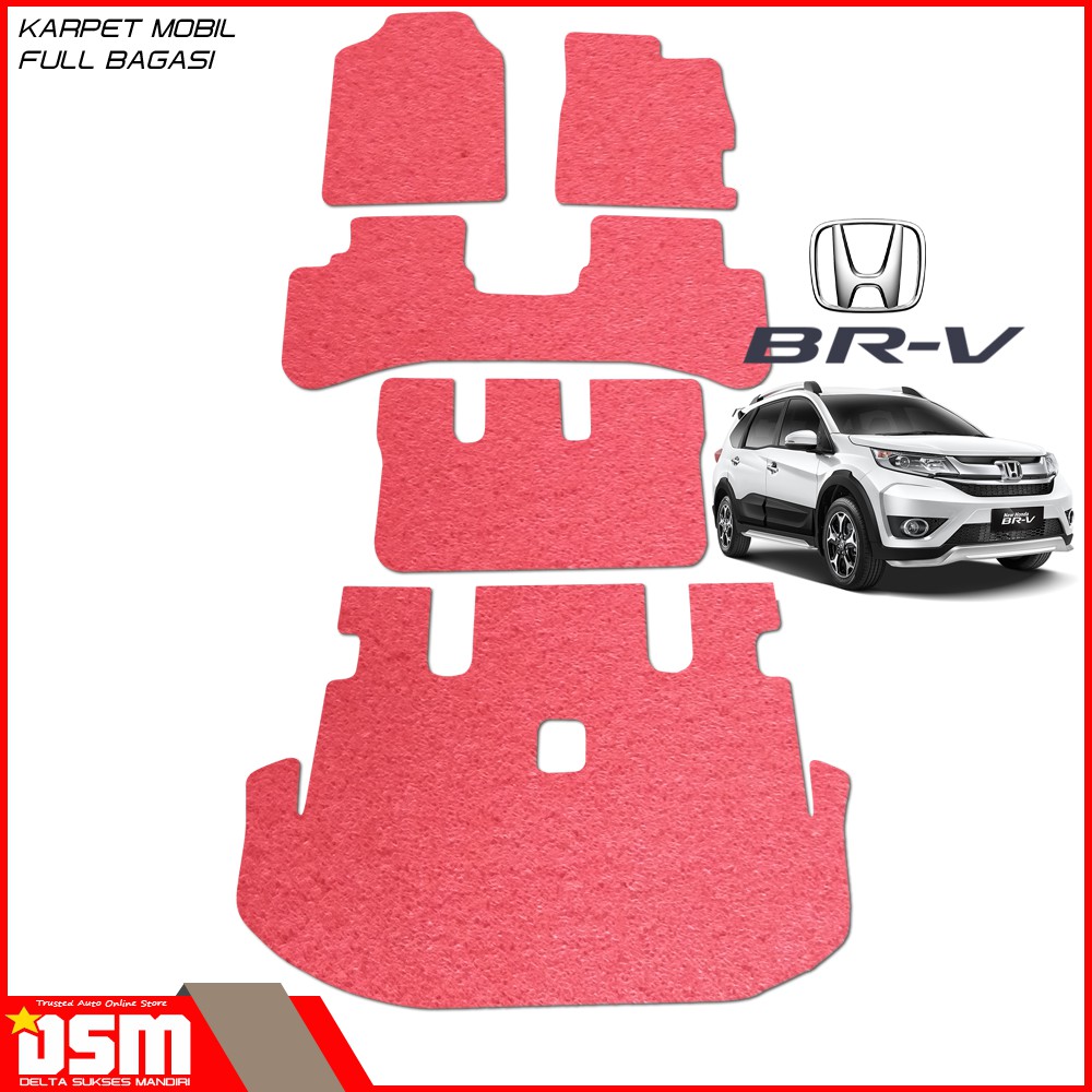 Karpet Mobil Mie Honda BRV Full Bagasi / Karpet Mie Bihun Honda BRV High Quality / DSM