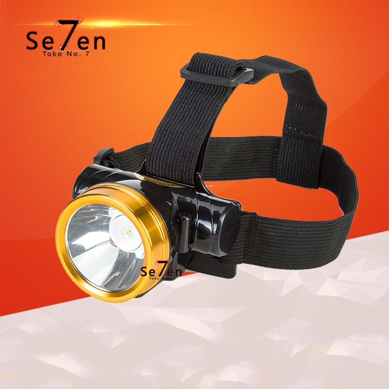 Headlamp lampu senter kepala super sepeda hiking baca cas charge