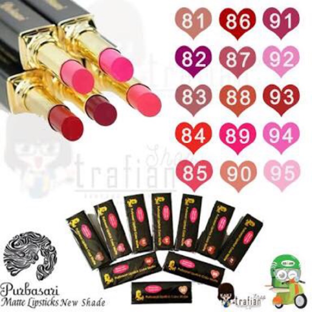 Purbasari Lipstick Color Matte