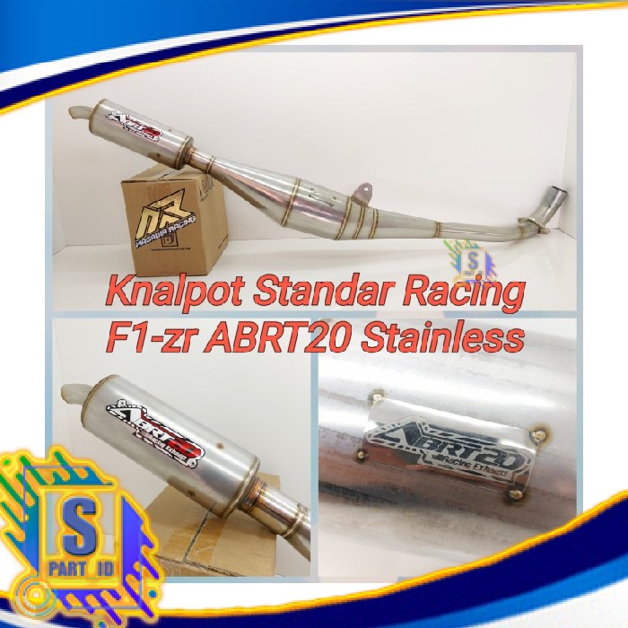 Knalpot F1 ZR ABRT20 Type Standar Racing Stainless Original ABRT