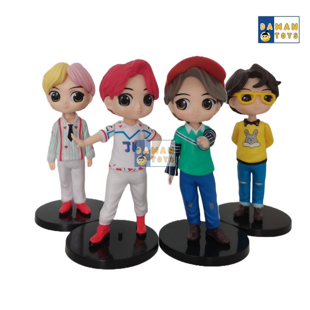 BTS KPOP Stars Figure Jumbo Set 7 Mainan Pajangan Miniatur Hiasan Topper