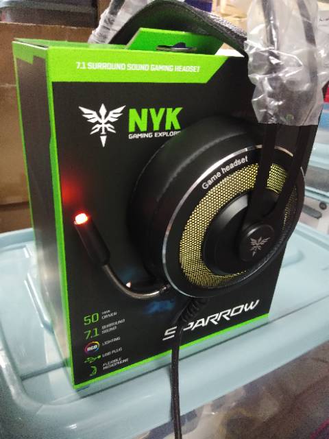 Nyk Gaming Headset HS-P15 Sparrow USB 7.1 RGB