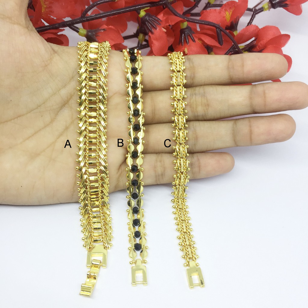 Gelang Sisik Rantai Xuping Gold Lapis Emas - BB484