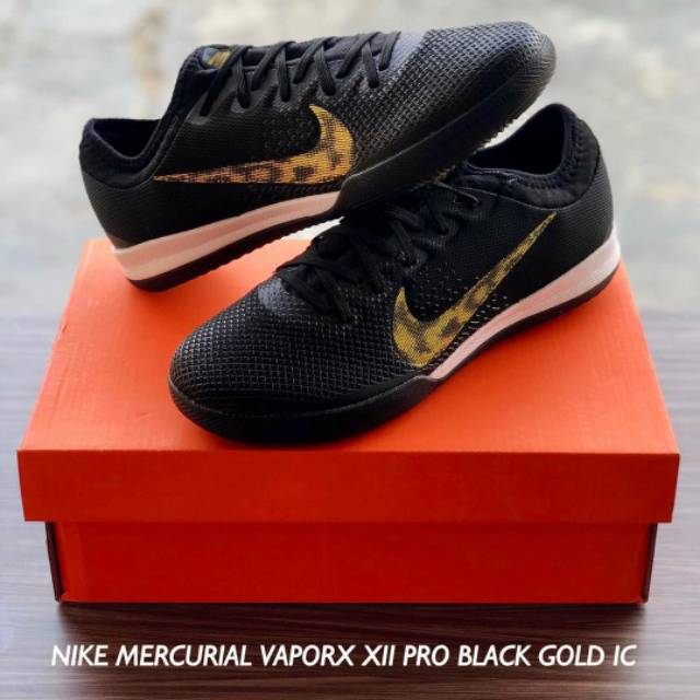 Nike Mercurial VaporX XII Pro Black Gold IC