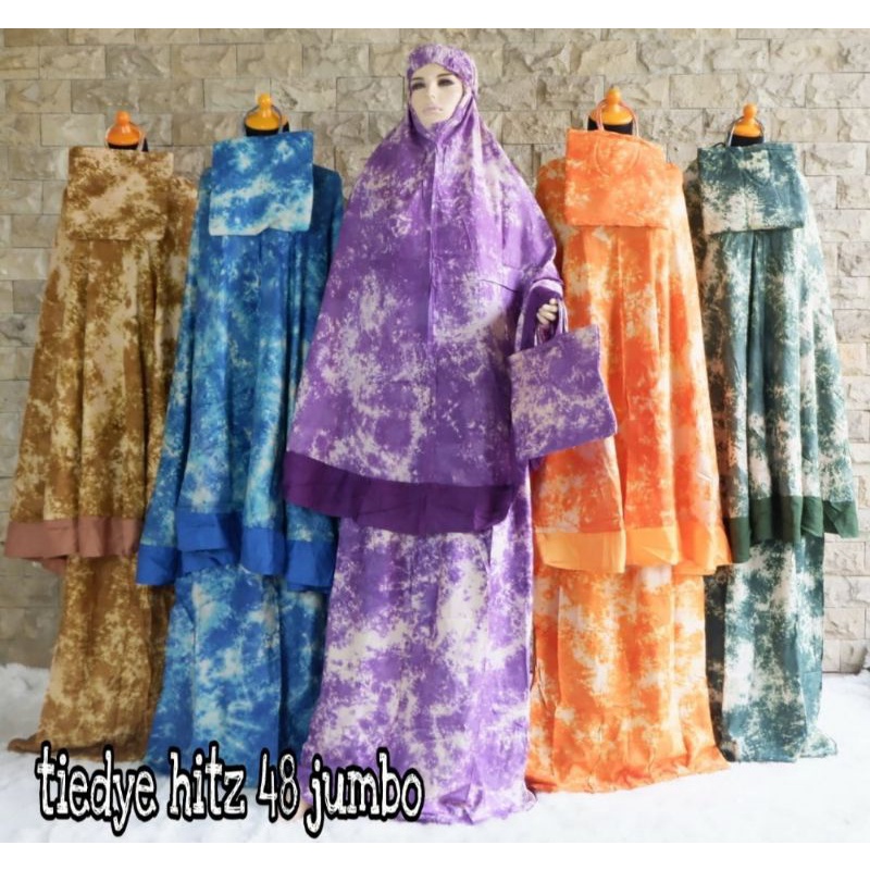 Mukena Bali Tiedye Hitz 48 Jumbo.