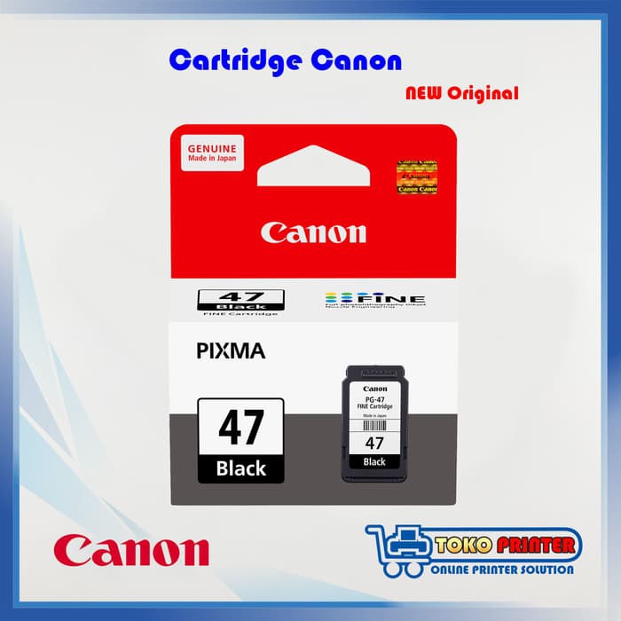 Cartridge Canon PG-47 Black Small NEW Original - Catridge PG47 Hitam