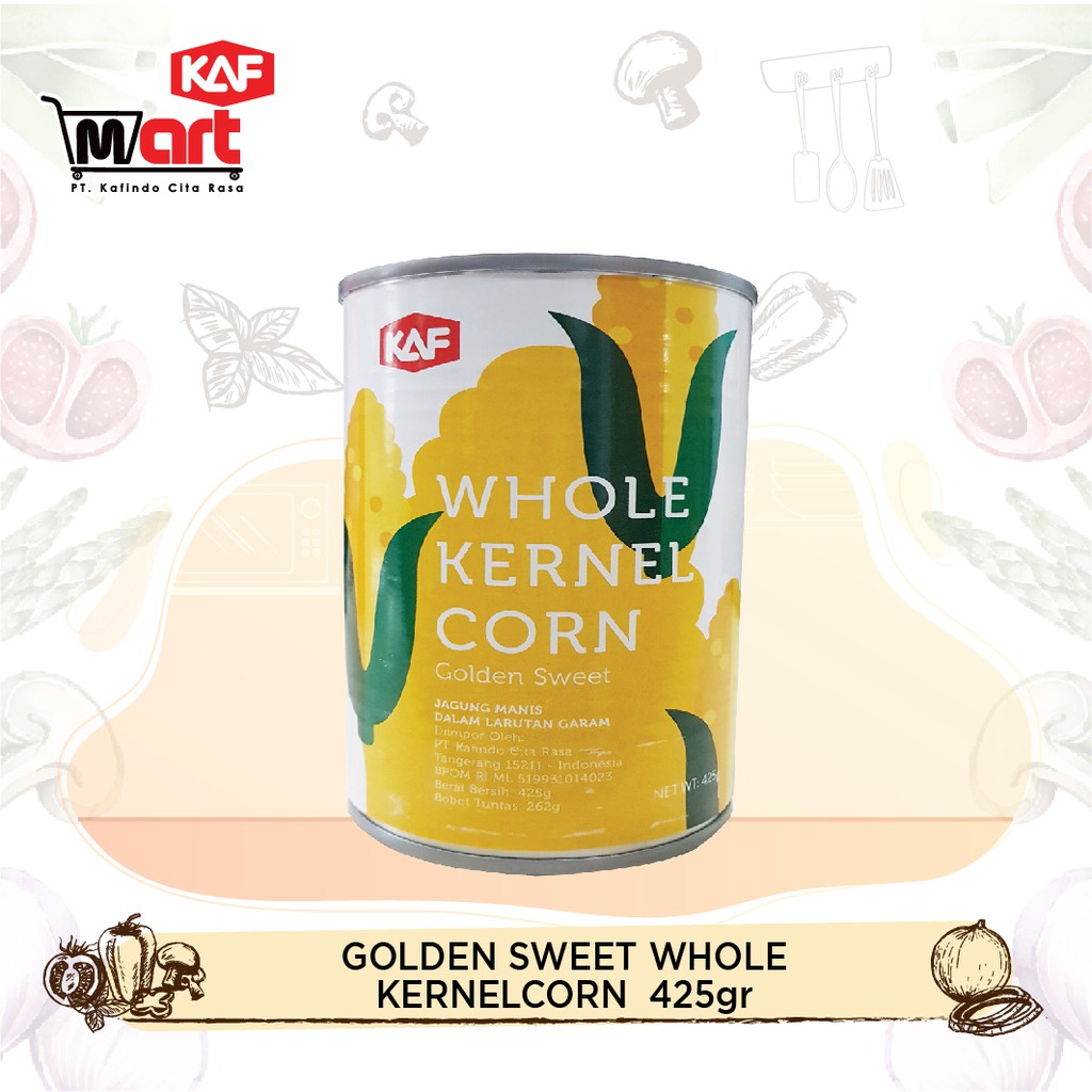 

KAF Golden Sweet Whole Kernel Corn 425gr