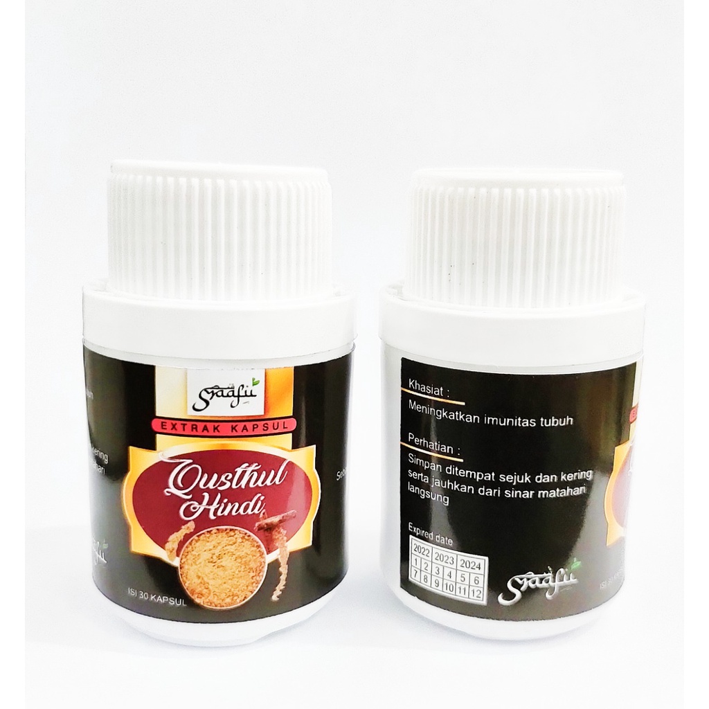 Qusthul Hindi Kapsul  Qust Al Hindi  Quds Qist Qisthul Qhusthul Hindi - Kapsul 30 pcs