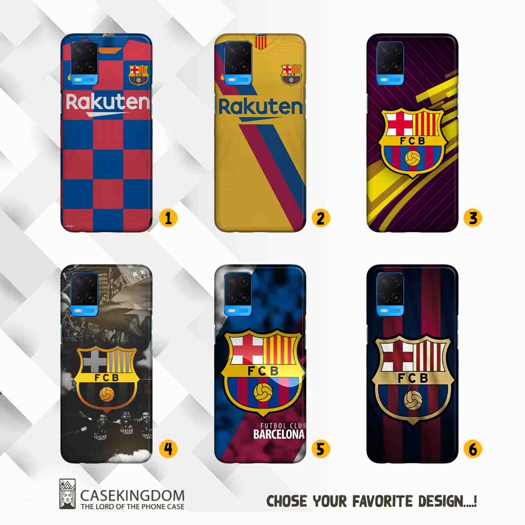 Premium Custom Case Oppo A54 Barcelona FC Casing Hardcase